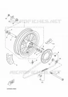 ROUE ARRIERE pour Yamaha MT-125 ABS de 2018