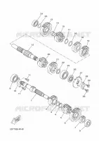 TRANSMISSION pour Yamaha MT-125 ABS de 2018