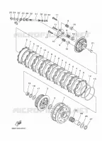 EMBRAYAGE DE DEMARREUR pour Yamaha MT-09 ABS de 2018