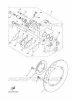 ETRIER DE FREIN ARRIERE pour Yamaha MT-09 ABS de 2018