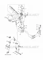 MAITRE CYLINDRE DE FREIN AVANT pour Yamaha MT-09 ABS de 2018