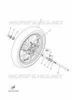 ROUE AVANT pour Yamaha MT-09 ABS de 2018