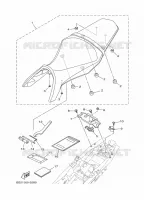 SELLE pour Yamaha MT-09 ABS de 2018