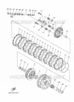 EMBRAYAGE DE DEMARREUR pour Yamaha MT-09 ABS de 2018