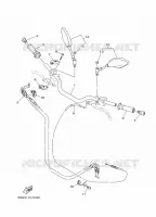 GUIDON ET CABLES pour Yamaha MT-09 ABS de 2018