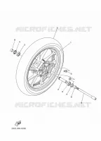 ROUE AVANT pour Yamaha MT-09 ABS de 2018