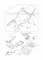 SELLE pour Yamaha MT-09 ABS de 2018