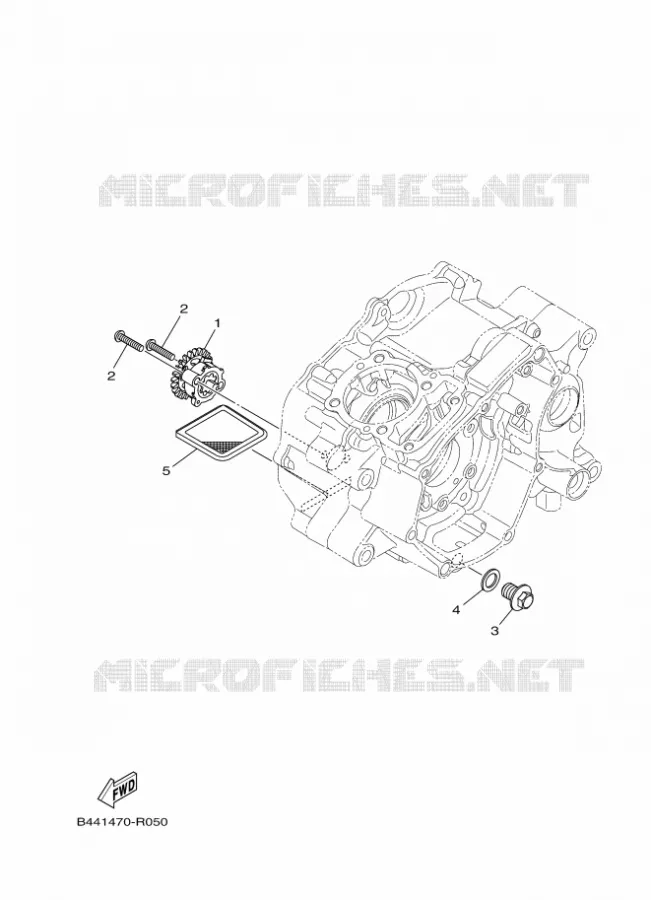 POMPE A HUILE Yamaha MOTO 110 2018 CRUX  YD110D-4