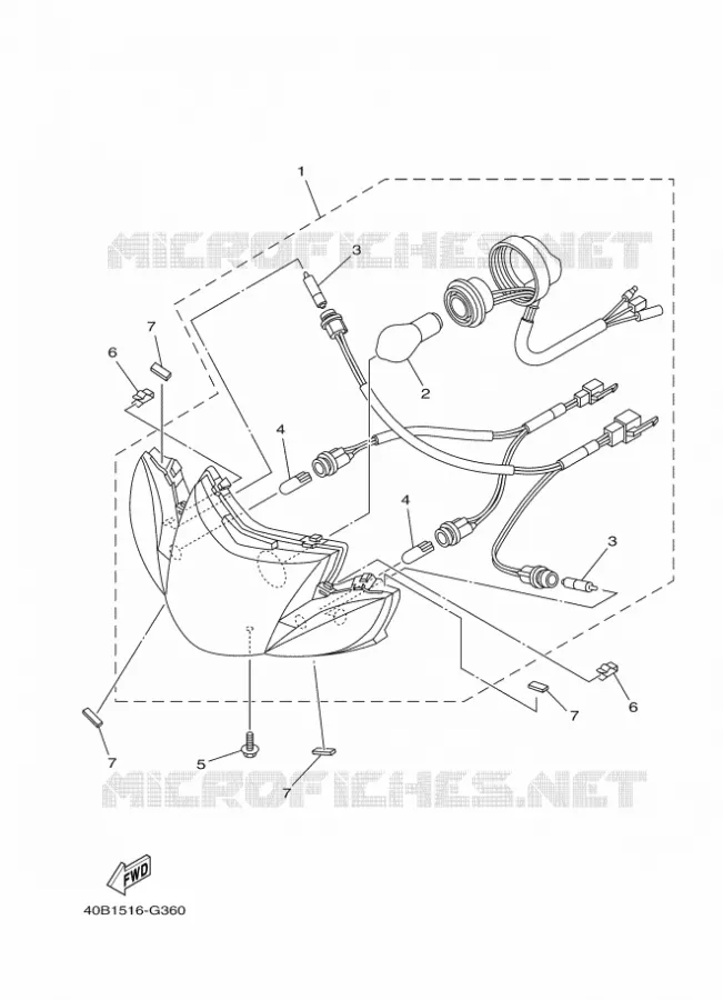 PHARE  Yamaha SCOOTER 110 2018 CRYPTON  T110C