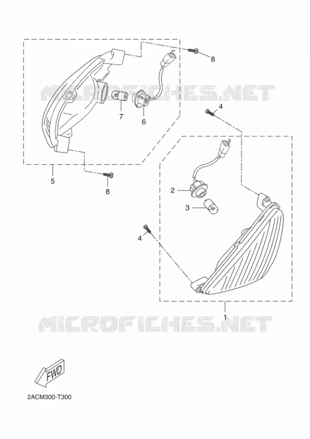 CLIGNOTANT Yamaha SCOOTER 50 2018 NEOS 4  YN50F