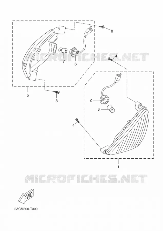 CLIGNOTANT Yamaha SCOOTER 50 2018 NEOS 4 UBS  YN50FU