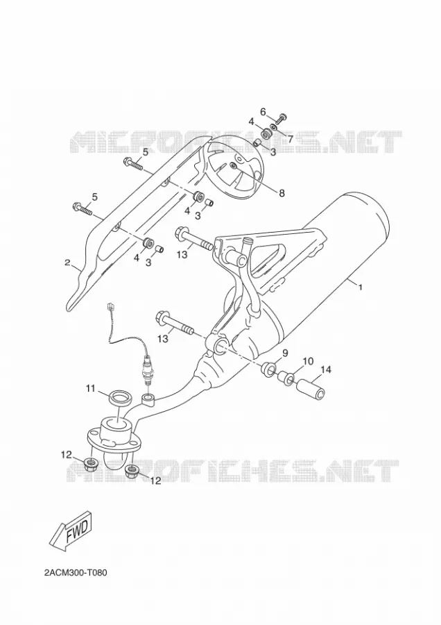 ECHAPPEMENT Yamaha SCOOTER 50 2018 NEOS 4 UBS  YN50FU