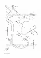 GUIDON ET CABLES pour Yamaha NEOS 4 UBS (UNIFIED BRAKE SYSTEM) de 2018