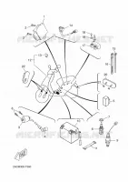 PARTIE ELECTRIQUE 2 pour Yamaha NEOS 4 UBS (UNIFIED BRAKE SYSTEM) de 2018