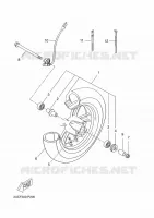 ROUE AVANT pour Yamaha NEOS 4 UBS (UNIFIED BRAKE SYSTEM) de 2018