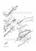 BEQUILLE / REPOSE PIEDS 2 pour Yamaha XMAX 125 ABS de 2018