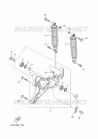 BRAS OSCILLANT / AMORTISSEUR pour Yamaha XMAX 125 ABS de 2018