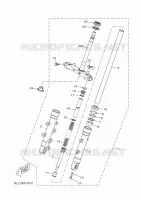 FOURCHE pour Yamaha XMAX 125 ABS de 2018