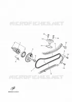 ARBRE A CAMES / CHAINE DE DISTRIBUTION pour Yamaha TRICITY 125 ABS de 2018