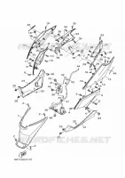 COUVERCLE LATERAL pour Yamaha TRICITY 125 ABS de 2018
