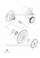 DEMARREUR KICK pour Yamaha TRICITY 125 ABS de 2018