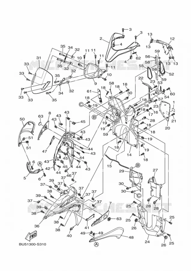 PROTEGE JAMBES Yamaha SCOOTER 125 2018 TRICITY  MWS125-C
