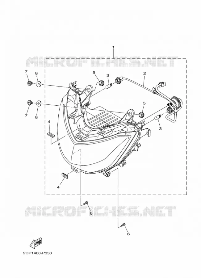PHARE  Yamaha SCOOTER 125 2018 NMAX  GPD125-A