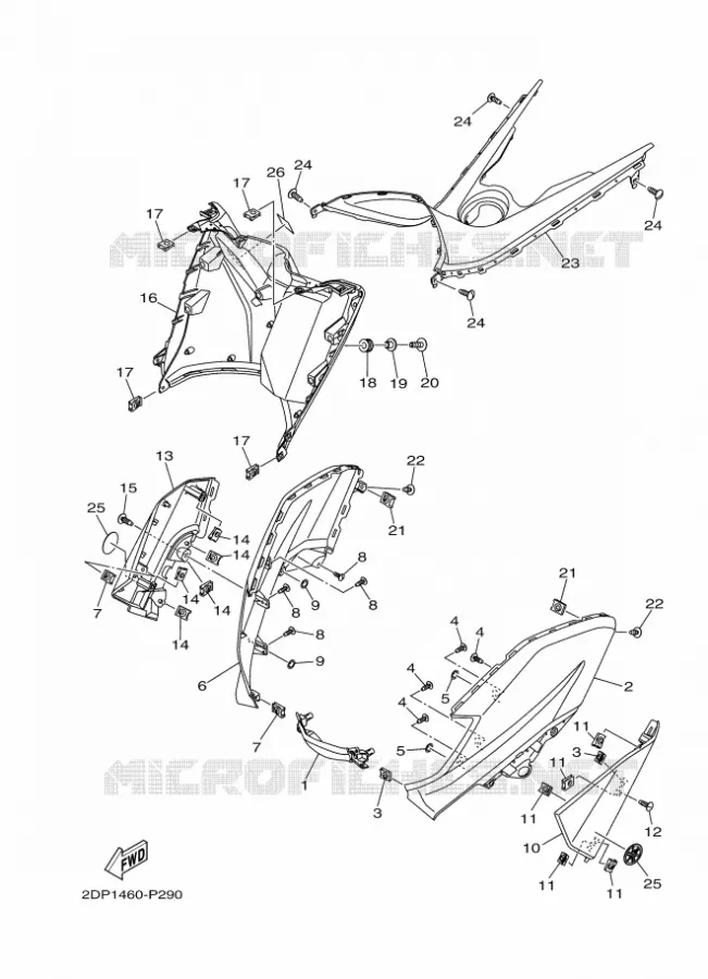 PROTEGE JAMBES Yamaha SCOOTER 125 2018 NMAX  GPD125-A
