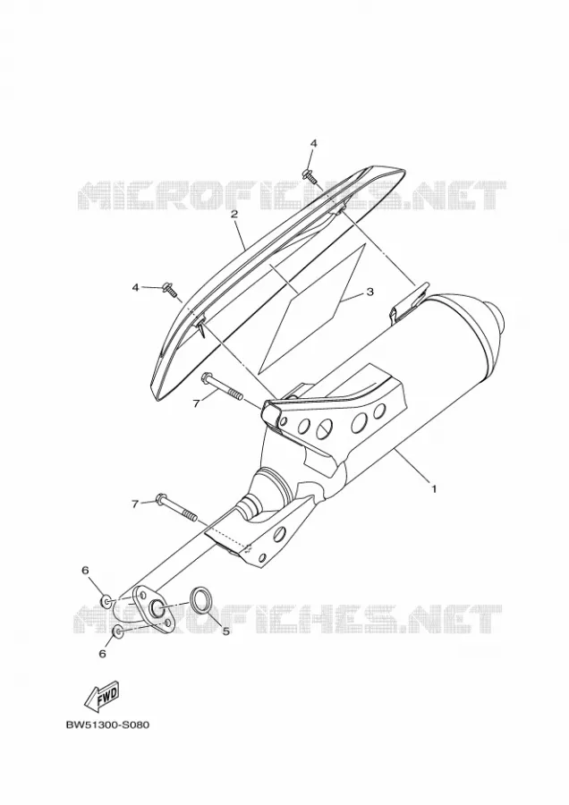 ECHAPPEMENT Yamaha SCOOTER 125 2018 MBK DELIGHT  LTS125-C