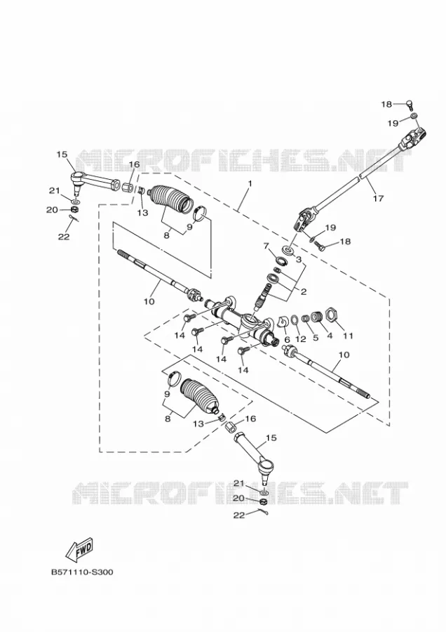 DIRECTION Yamaha SIDE BY SIDE 1000 2018 YXZ  YXZ10YESJ