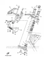 DIRECTION 2 pour Yamaha YBR125E de 2008