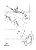 ETRIER DE FREIN AVANT pour Yamaha YBR125E de 2008