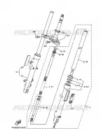 FOURCHE pour Yamaha YBR125E de 2008