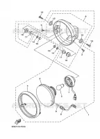 PHARE  2 pour Yamaha YBR125E de 2008