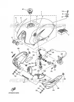 RESERVOIR A ESSENCE pour Yamaha YBR125E de 2008