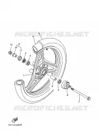 ROUE AVANT pour Yamaha YBR125E de 2008