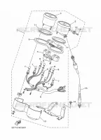 COMPTEUR  pour Yamaha YBR125E de 2008