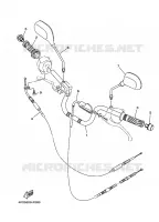 GUIDON ET CABLES pour Yamaha YBR125E de 2008