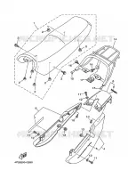 SELLE pour Yamaha YBR125E de 2008