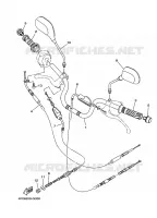 GUIDON ET CABLES 2 pour Yamaha YBR125E de 2008