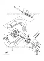 ROUE AVANT 2 pour Yamaha YBR125E de 2008