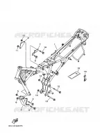CADRE pour Yamaha YBR125E de 2008