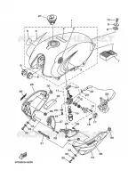 RESERVOIR A ESSENCE pour Yamaha YBR125E de 2008