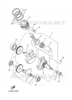 VILEBREQUIN / PISTON pour Yamaha YBR125E de 2008