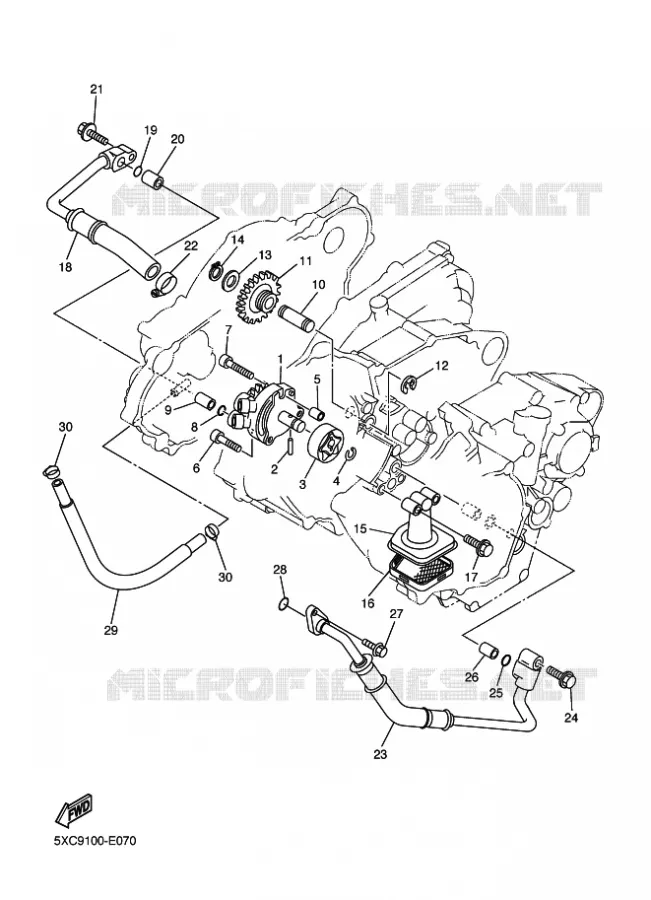 POMPE A HUILE Yamaha MOTO 250 2007 YZF  YZ250F