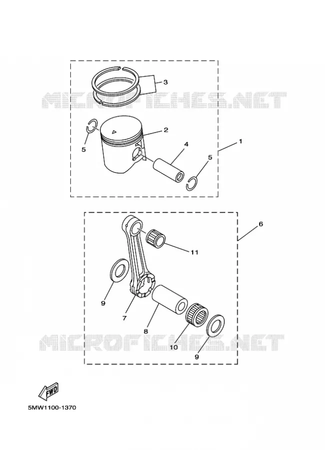PIÈCES OPTIONNELLES 1 Yamaha MOTO 250 2018 YZ  YZ250
