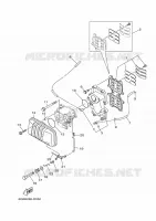 ADMISSION pour Yamaha 40X Manual Starter, Tiller Handle, Manual Tilt, Pre-Mixing, Shaft 20