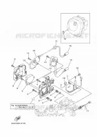 ELECTRIQUE pour Yamaha 40X Manual Starter, Tiller Handle, Manual Tilt, Pre-Mixing, Shaft 20
