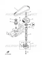 POMPE A HUILE pour Yamaha F40B 4 Stroke de 2002