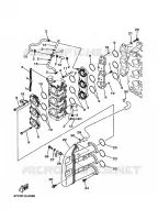 ADMISSION pour Yamaha F40E Electric Start, Manual Tilt, Remote Control, Shaft 15